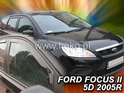HEKO Wind Deflectors for FORD FOCUS II (2004-2011) 5-door, Sedan - 4 pcs. front and rear