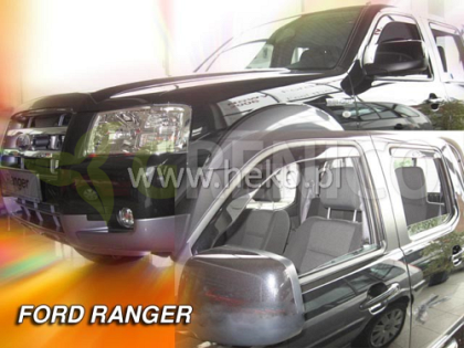 HEKO Wind Deflectors for FORD RANGER II (2007-2012) 4-door - 2pc. front