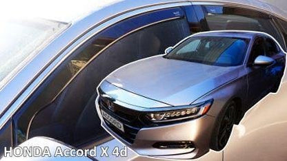 HEKO Wind Deflectors for Honda Accord X (2017-2023) sedan - 4 pcs., front and rear