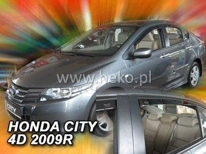 Ветробрани HEKO за HONDA CITY (2008+) Sedan - 4бр. предни и задни