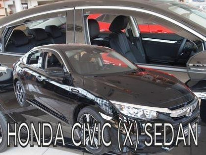 Ветробрани HEKO за HONDA CIVIC X (2017+) Sedan - 4бр. предни и задни