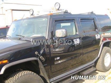 HEKO Wind Deflectors for HUMMER H3 5-door - 2pc front