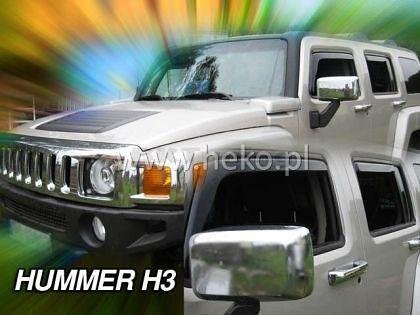 HEKO Wind Deflectors for HUMMER H3 5-door - 4 pcs. front and rear