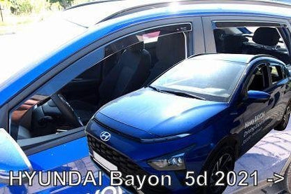 Apărătoare de vânt HEKO pentru Hyundai Bayon (2021+) - 4 buc. față și spate
