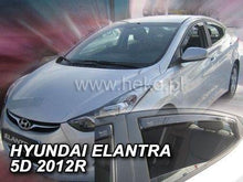 Deflectoare pentru HYUNDAI ELANTRA (2010-2015) Sedan - 4 bucăți față și spate