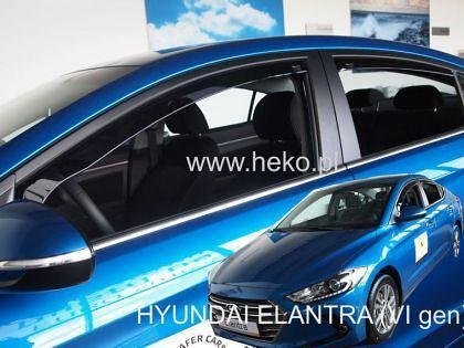 Deflectoare pentru HYUNDAI ELANTRA (2016+) Sedan - 4 buc. față și spate