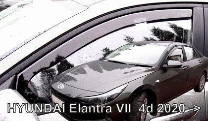 Wind deflectors for Hyundai Elantra (2020+) 4 doors - 2pc. front