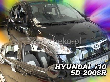Deflectoare HEKO pentru HYUNDAI i10 (2008+) 5 uși - 4 buc. față și spate