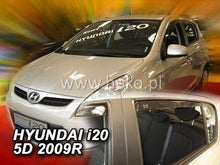 Apărători de vânt HEKO pentru HYUNDAI i20 (2009-2015) 5 uși - 4 buc. față și spate