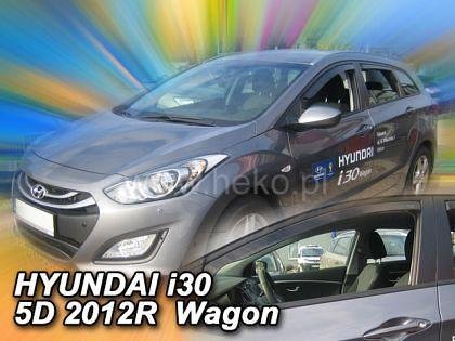 HEKO Wind Deflectors for HYUNDAI i30 (2012-2017) 5-door - 2 pcs. front