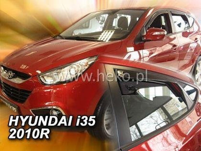Deflectoare de vânt HEKO pentru HYUNDAI ix35 (2010+) 5 uși - 4 bucăți, față și spate