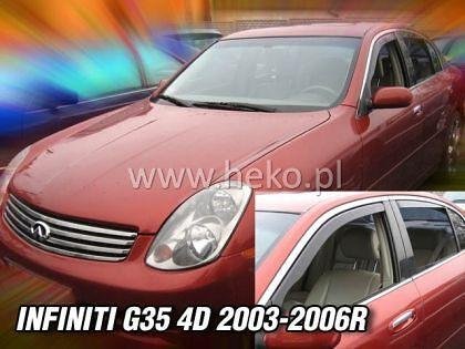 HEKO Wind Deflectors for INFINITI G-35 (2003-2006) Sedan - 2 pcs. front