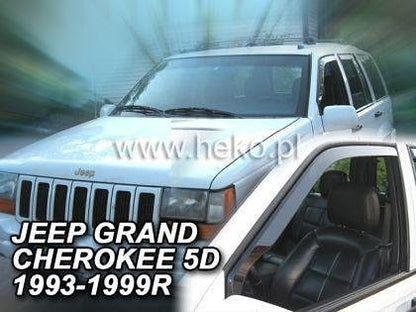 HEKO Wind Deflectors for JEEP GRAND CHEROKEE (2004-2010) 5-door - 2 pcs. front