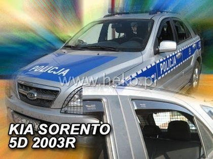 Deflectoare de vânt HEKO pentru KIA SORENTO (2002-2009) 5 uși - 4buc. față și spate