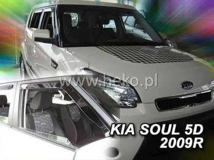 HEKO Wind Deflectors for KIA SOUL (2009-2014) 5-door - 2 pc. front