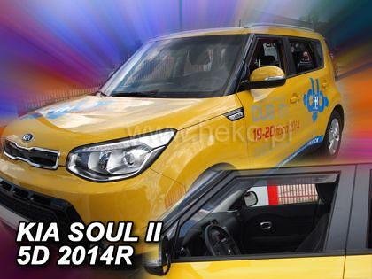 HEKO Wind Deflectors for KIA SOUL (2014+) 5-door - 2pc. front