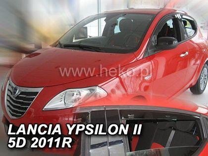 Wind Deflectors for LANCIA YPSILON (2011+) 5-door - 4 pcs. front and rear