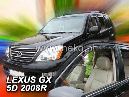 HEKO Wind Deflectors for LEXUS GX / USA (2004-2009) 5-door - 2pc. front