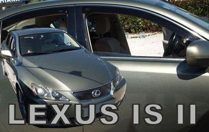 Deflectoare de vânt HEKO pentru LEXUS IS (2006-2013) 4D - 4 bucăți față și spate