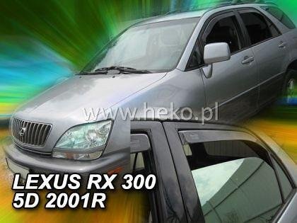 HEKO Wind Deflectors for LEXUS RX 300 / USA (2000-2003) 5-door - 4 pcs. front and rear