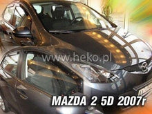HEKO Wind Deflectors for MAZDA 2 (2007-2009) 5 doors - 4 pcs. front and rear
