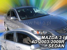 Apărători de vânt HEKO pentru MAZDA 3 (2003-2009) Sedan - 4 buc. față și spate