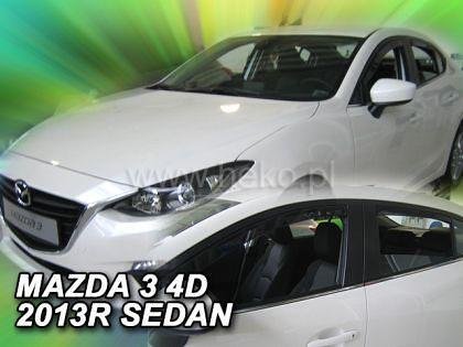 Deflectoare de vânt HEKO pentru MAZDA 3 (2013-2018) 5 uși, Sedan - 4 bucăți față și spate