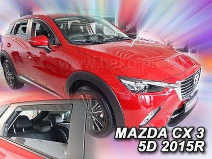 Ветробрани HEKO за MAZDA CX 3 (2015+) 5 врати - 4бр. предни и задни