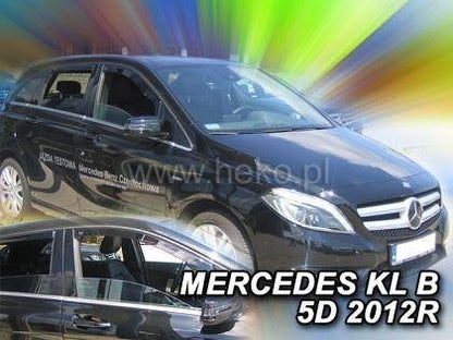 Apărători de vânt HEKO pentru MERCEDES B-Class W246 (2011+) 5 uși - 2 buc. față