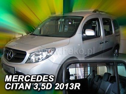 Deflectoare de vânt HEKO pentru MERCEDES CITAN W415 (2012+) 3/5 uși - 4 buc. față și spate