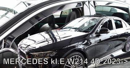 Deflectoare de vânt HEKO pentru Mercedes E-class W214 (2023+) sedan - 4 buc. față și spate
