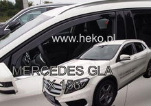 HEKO Wind Deflectors for MERCEDES GLA X156 (2014+) 5-door - 2pc. front