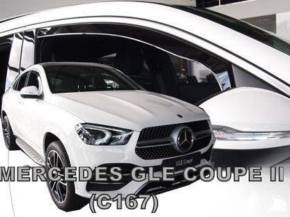 HEKO Wind Deflectors for MERCEDES GLE COUPE C167 5D (2019+) - 2 pc. front