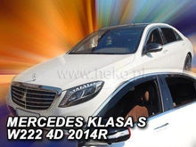 Deflectoare de vânt HEKO pentru MERCEDES S-Class W222 (2013+) Sedan ampatament lung - 4 buc. față și spate