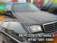 Deflectoare pentru MERCEDES W 126 (1979-1991) Sedan - 2 bucăți față