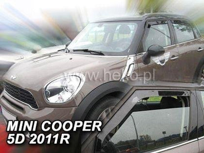Deflectoare de vânt HEKO pentru MINI COOPER / MINI COUNTRYMAN (2011+) 5 uși - 2 buc. față