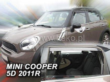 Deflectoare de vânt HEKO pentru MINI COOPER / MINI COUNTRYMAN (2011+) 5 uși - 4 bucăți, față și spate