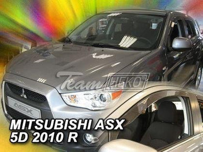 HEKO Wind Deflectors for MITSUBISHI ASX (2010-2022) 5-door - 2 pcs. front
