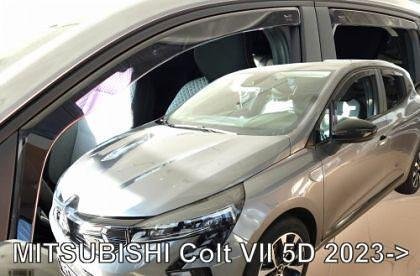 Wind Deflectors for Mitsubishi Colt (2023+) - 4 pcs. front and rear