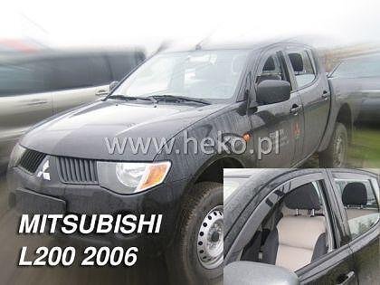 Ветробрани HEKO за MITSUBISHI L-200 (2006-2016) Double cab - 4бр. предни и задни