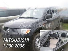 Deflectoare de vânt HEKO pentru MITSUBISHI L-200 (2006-2016) Double cab - 4 buc. față și spate