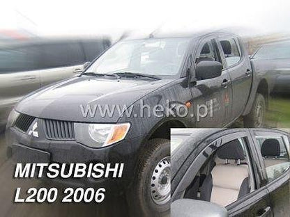 Ветробрани HEKO за MITSUBISHI L-200 (2006-2016) Double cab - 4бр. предни и задни