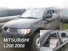 Deflectoare de vânt HEKO pentru MITSUBISHI L-200 (2006-2016) Single / Double cab - 2 buc. față
