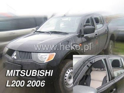 Ветробрани HEKO за MITSUBISHI L-200 (2015+) 4 врати - 4бр. предни и задни
