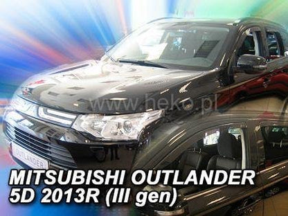Ветробрани HEKO за MITSUBISHI OUTLANDER (2006-2012) - 4бр. предни и задни