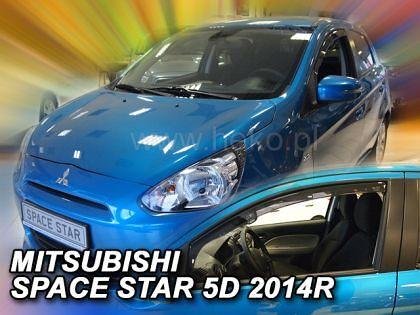 Wind Deflectors for MITSUBISHI SPACE STAR (2014+) 5 doors - 2 pcs front