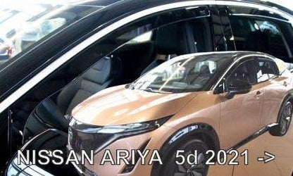 HEKO Wind Deflectors for Nissan Ariya (2022+) - 4 pcs. front and rear