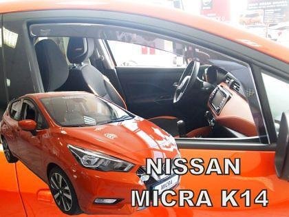 HEKO Wind Deflectors for NISSAN MICRA K-14 (2017+) 5-door - 2 pcs. front