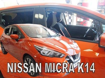 Deflectoare HEKO pentru NISSAN MICRA K-14 (2017+) 5 uși - 4buc. față și spate