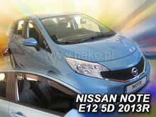Deflectoare de vânt HEKO pentru NISSAN NOTE (2013+) 5 uși - 2 buc. față